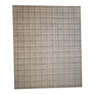 Wahi Rugs Modern Small Block Design Wool Handloom 12.1x14.10 - XL - Bed ...