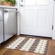 preview thumbnail 133 of 132, Premium Washable Super Soft Diamond Modern Mayfield Rug Brown - 1'8" x 2'6"