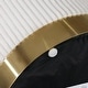 preview thumbnail 31 of 88, Adeco Round Storage Ottoman Footrest Stool Velvet Gold Plating Base
