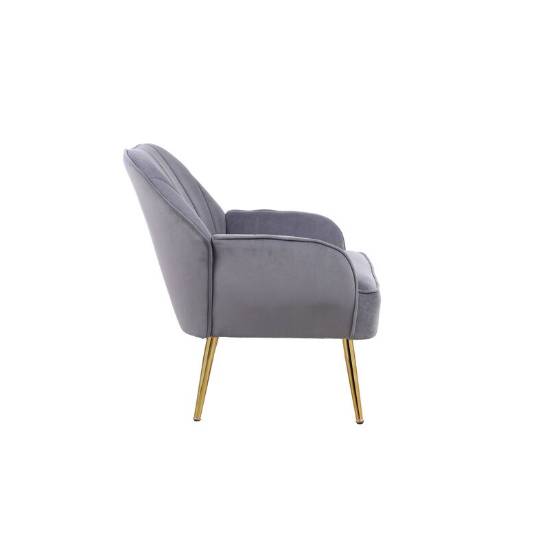 Modern Mid Century Chair Velvet Armchair Wingback Chairs Accent Chairs