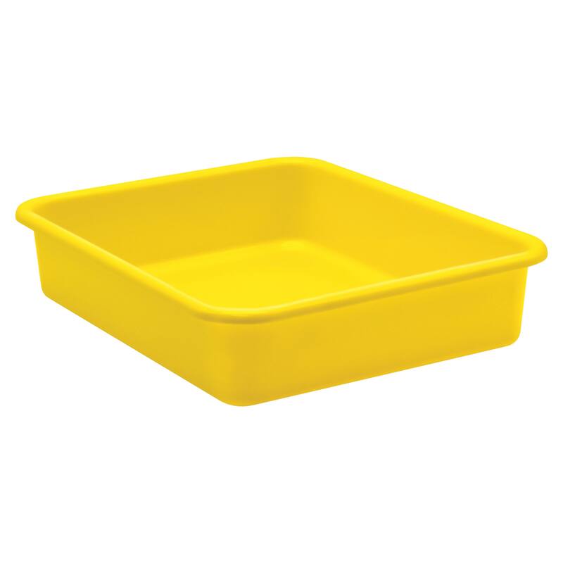 Teacher Created Resources Yellow Large Plastic Letter Tray, Pack of 6