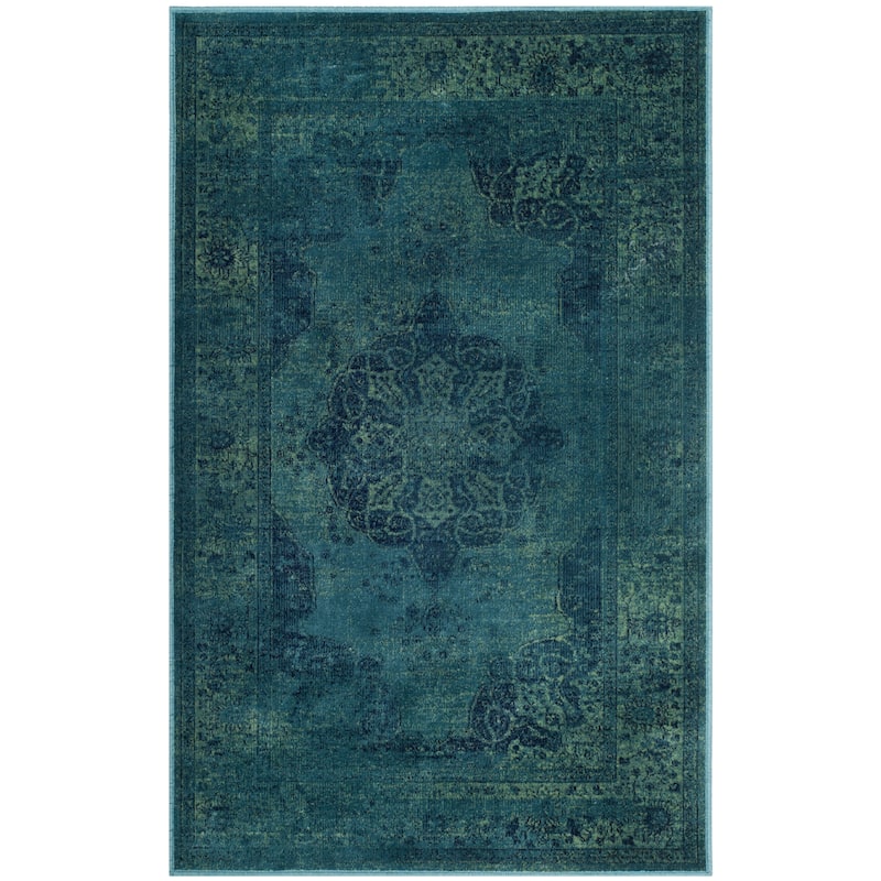SAFAVIEH Vintage Ritienne Oriental Distressed Viscose Rug