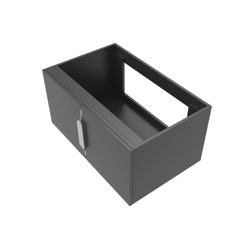 Alpine 30" Wall Mounted Bathroom Vanity (Base Only)