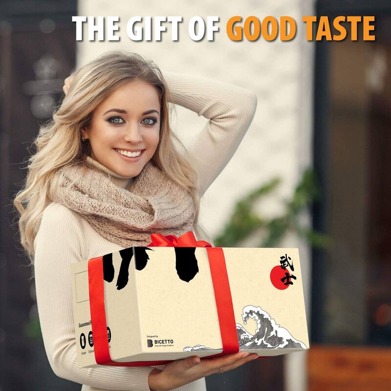 Ceramic Japanese Ramen Bowl Set, 60oz Large Ramen Bowls with Chopsticks, Spoons and Chopstick Rests Bowl Salad, Poke, Soup, Udon