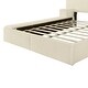 preview thumbnail 13 of 33, Velvet Platform Bed with Storage and Cup Holder, Queen Size