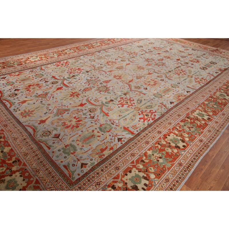 Sultanabad Ziegler Persian Large Rug Handmade Wool Carpet - 10'9" x 17'0"