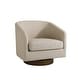 preview thumbnail 84 of 88, 31.1'' W Modern Barrel Swivel Accent Chair
