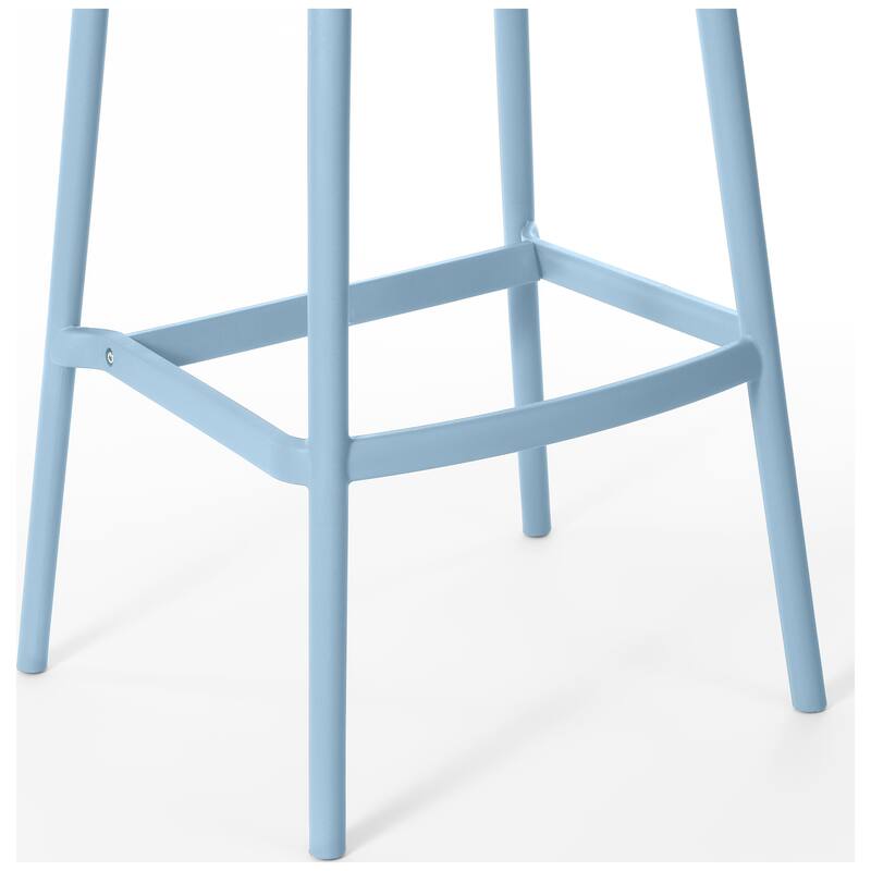 Frond and Form 29.5 Inch Outdoor Bar Stool (Set of 2)