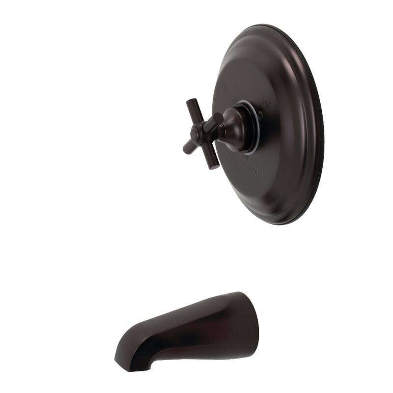 Kingston Brass Pressure Balanced 7 GPM Tub Spout with Rough-In Valve - Oil Rubbed Bronze
