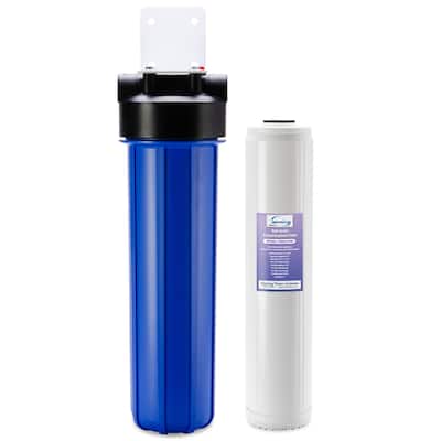 iSpring WDS150K Anti Scale 20" x 4.5" Whole House Water Filter with Patented Scale Inhibitor