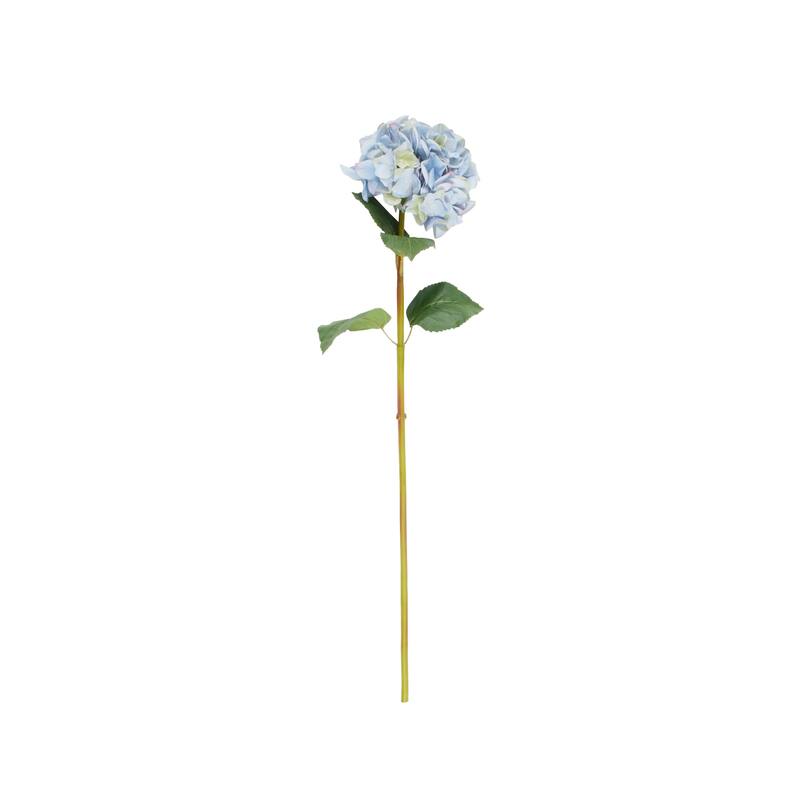 Faux Foliage Hydrangea Tall Artificial Flower Stem - Set of 8 - Roche River Decor - Blue