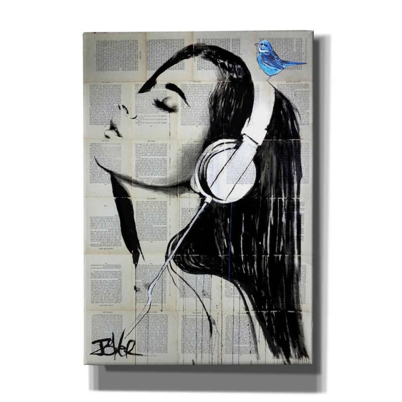 Epic Graffiti 'Big Audio' by Loui Jover, Canvas Wall Art - 18x26