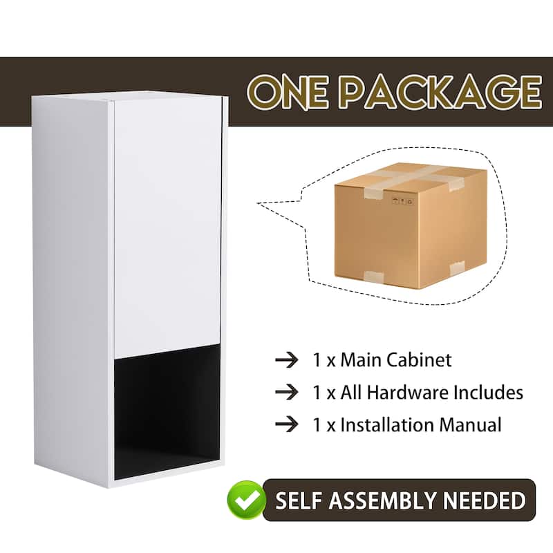 12" Bathroom Side Cabinet