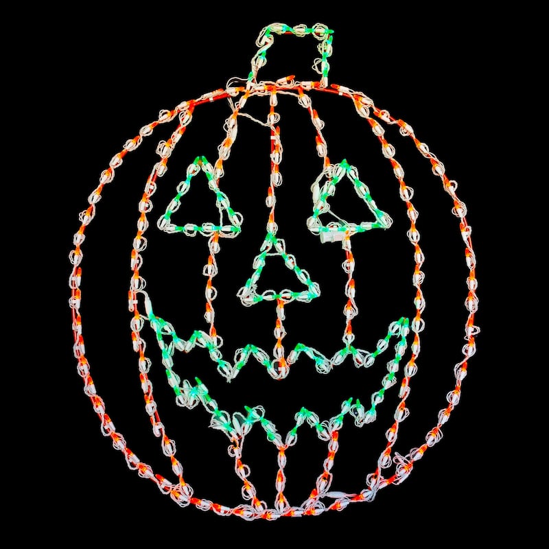 LED Lighted Jack O Lantern Outdoor Halloween Decoration - 45"