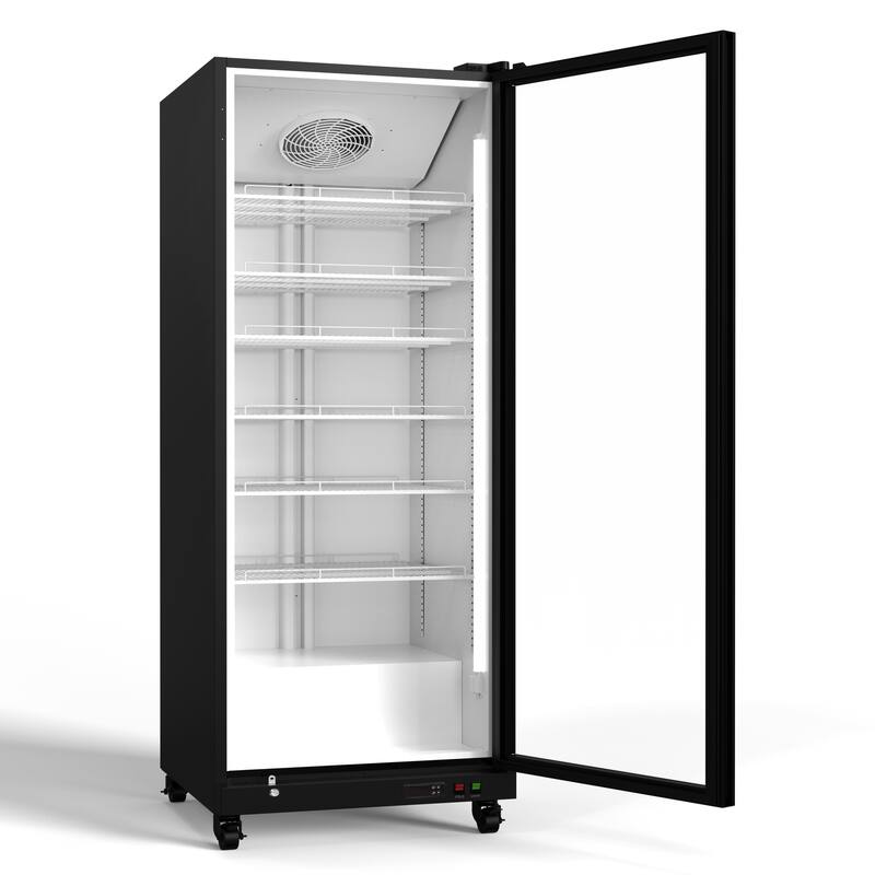 Yeego 17.48 cu.ft Commercial Beverage Display Cooler Refrigerator - 17.48 cu.ft