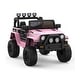 preview thumbnail 17 of 18, Electric Off-Road Kids Ride-On Car with Parent Remote Control Pink