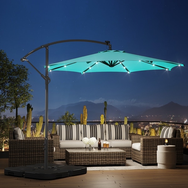 Best patio umbrella lights discount