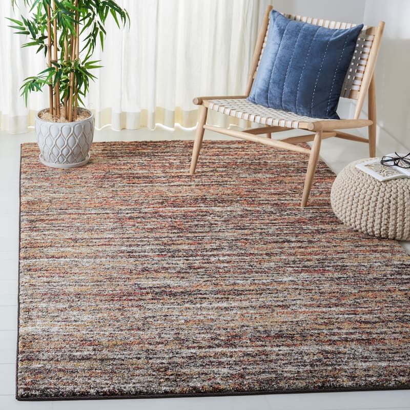 SAFAVIEH Retro Ela Modern Abstract Rug - 5'3" x 8' - Ivory/Gold