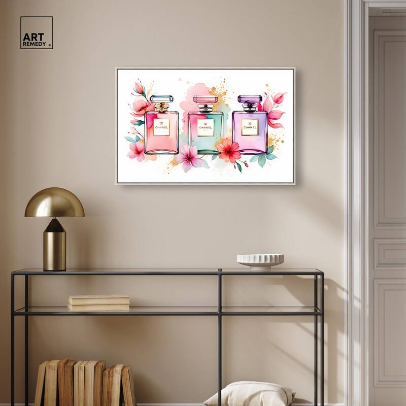 Trio of Fragrance Canvas by Art Remedy