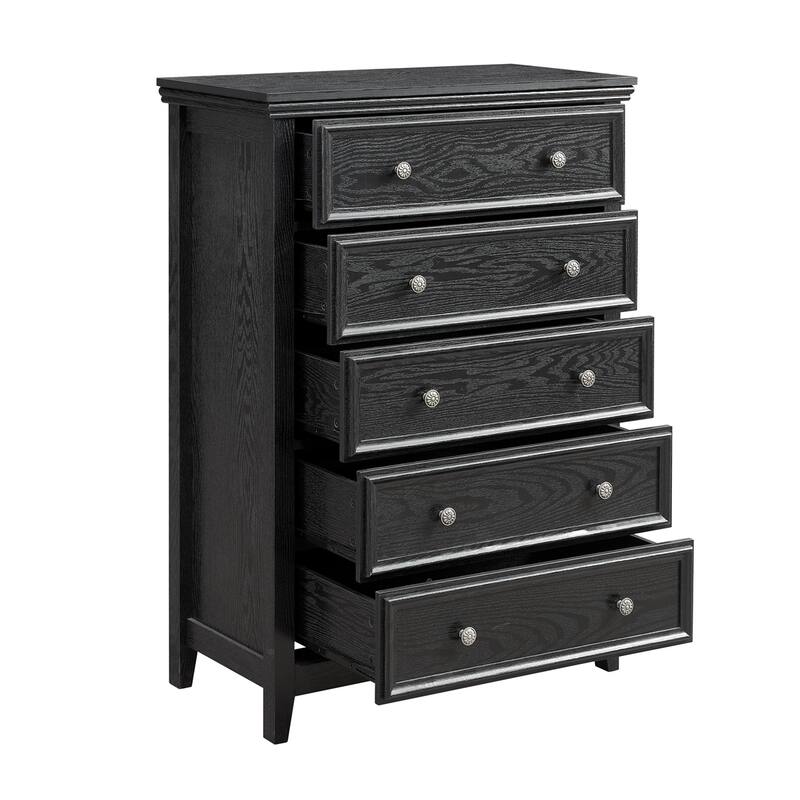 5 Drawers Dresser 5 Drawers Cabinet,Chest of Drawers Closet Organizers
