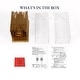 preview thumbnail 17 of 15, Modern Glam Luxury Gold 2-Light Dimmable Wall Sconce Art Glass Bathroom Vanity for Hallway - 4.7" W x 5.9" D x 17.5" H