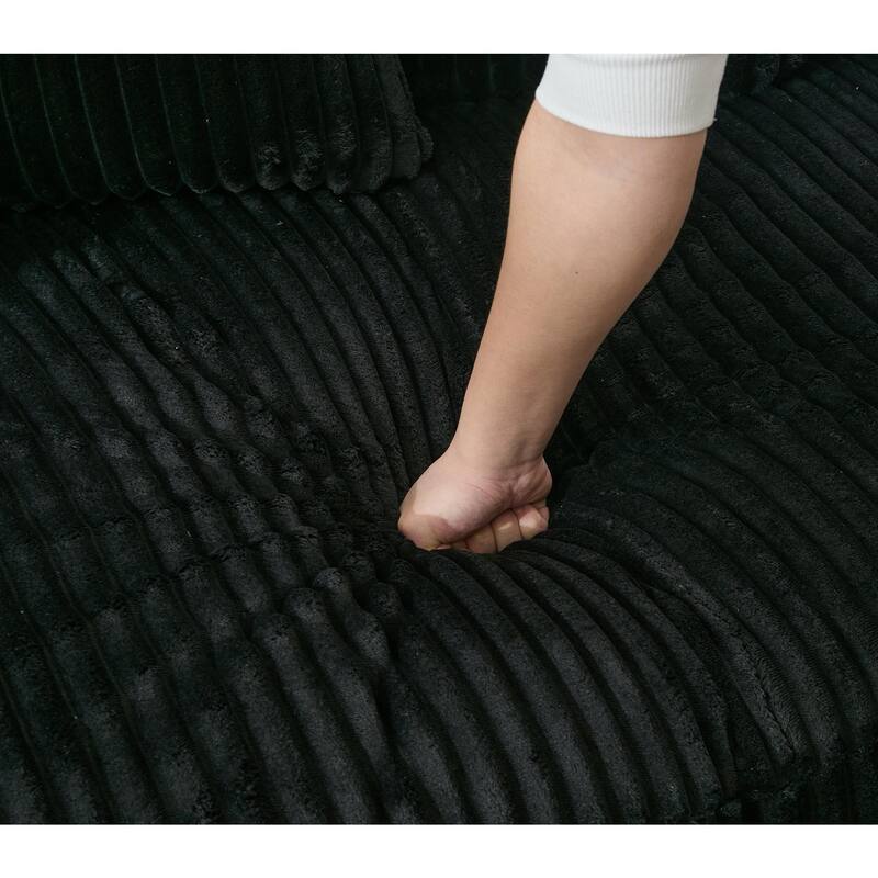 Large Sectional Sofa Elegant Curved Design