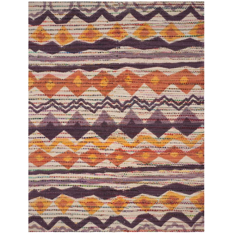 SAFAVIEH Handmade Cedar Brook Diamantina Modern Cotton Rug