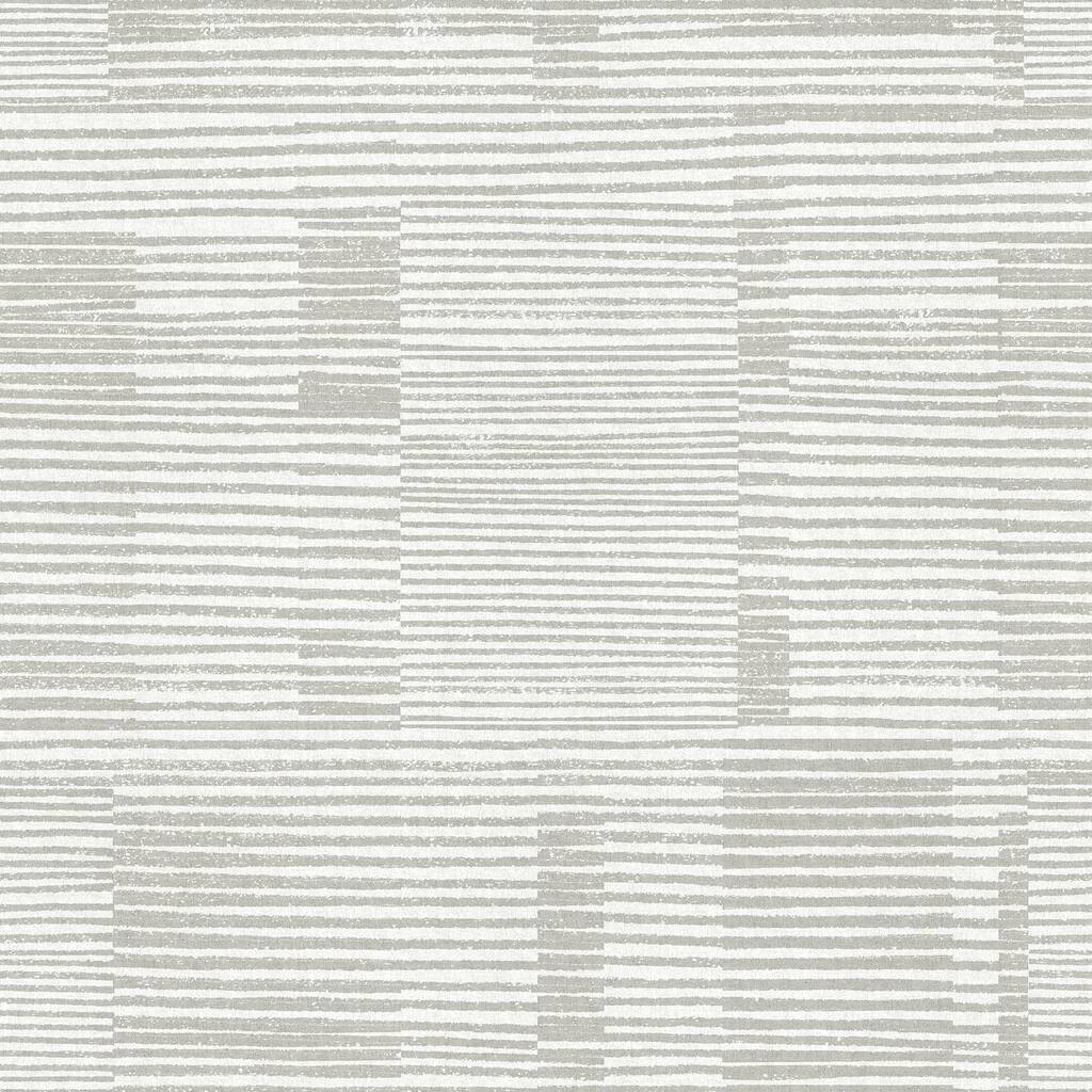A-Street Prints Callaway Grey Woven Stripes Wallpaper