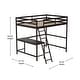 preview thumbnail 7 of 60, Traditional Wood Slat Loft Bed with Integrated Desk & Ladder