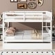 preview thumbnail 2 of 22, Full Over Full Rubber Wood Bunk Bed with Trundle(Twin),Convertible to 2 Full Size Beds