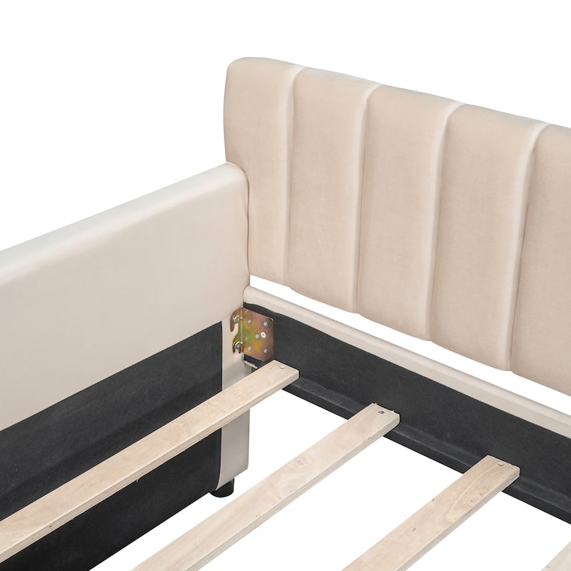 Twin Size Upholstered daybed with Drawers