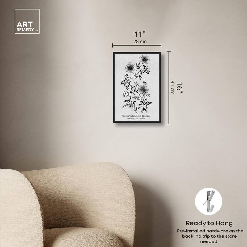 Earth Laughs in Flowers Canvas by Art Remedy