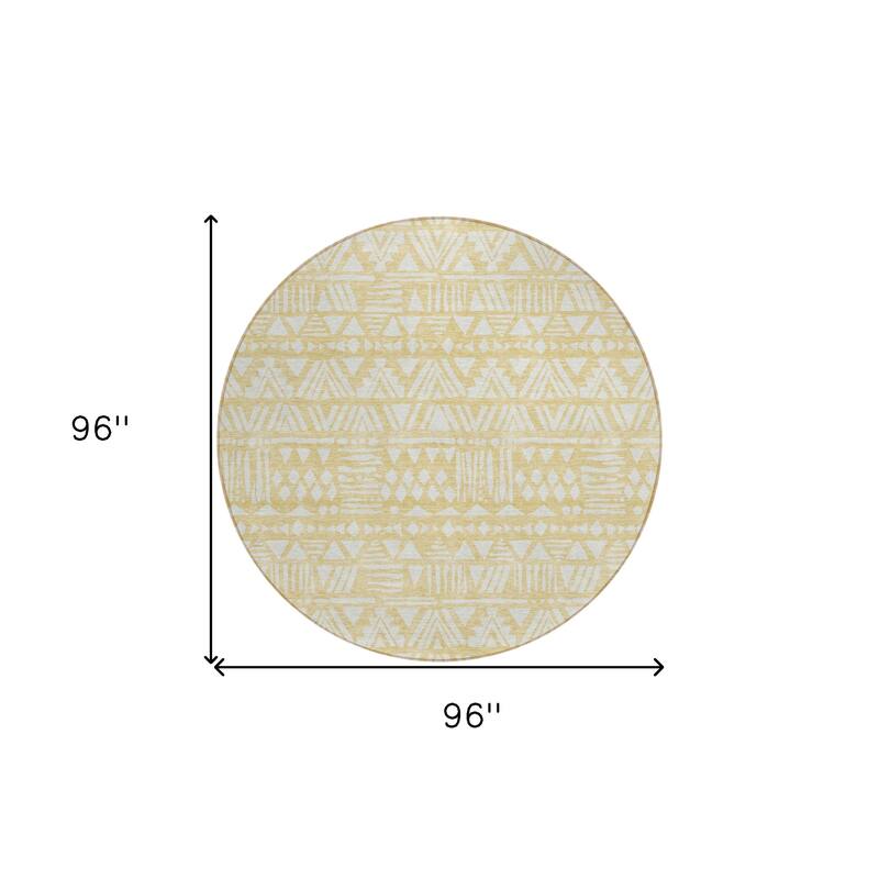 HomeRoots Southwestern Transitional Rectangle Outdoor Rug