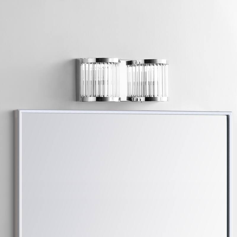 SAFAVIEH Lighting Karter 2-light LED Wall Sconce - 12"x3.3"x4.8"