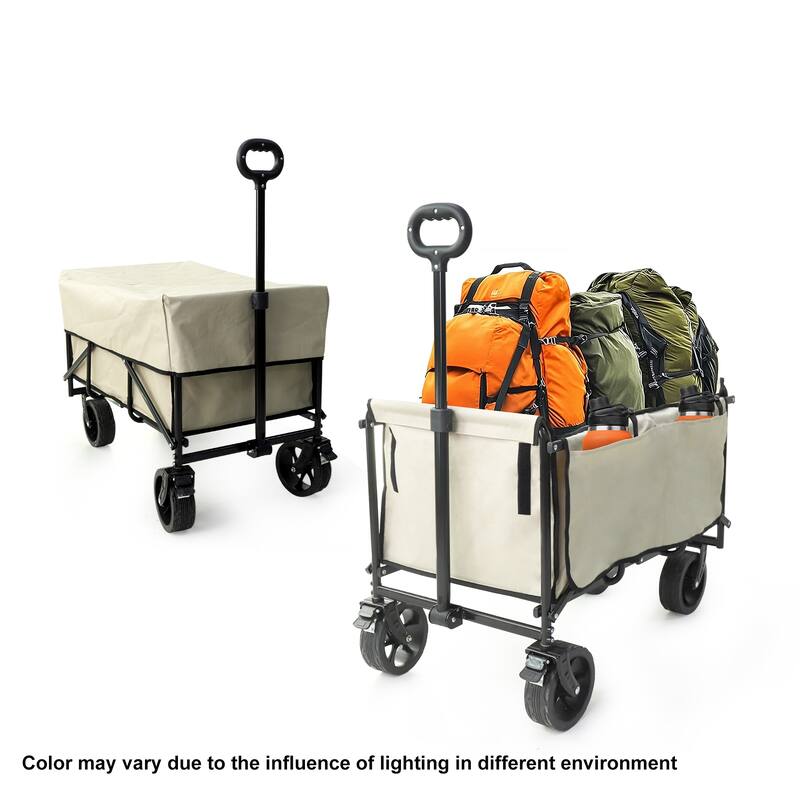 Foldable Heavy Duty Garden Camping Beach Cart Trolley Cart