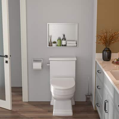 Lordear Brushed Stainless Steel 18'' x 14''Bath Shower Niche Bathroom Storage
