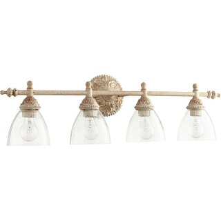Quorum International 4 Light 31-1/2" Wide Bathroom Vanity Light