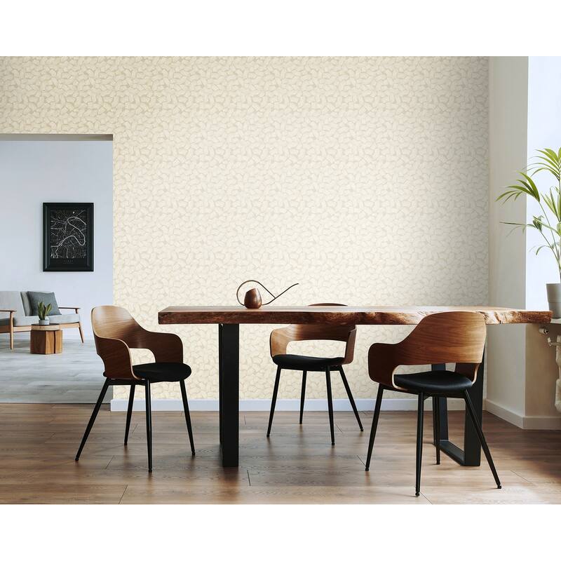 ohpopsi Elements Neutral Scribbled Arches Wallpaper