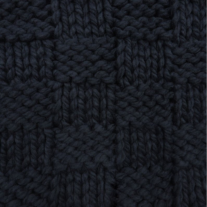 HiEnd Accents Chess Hand Knit Euro Sham, 27"x27"