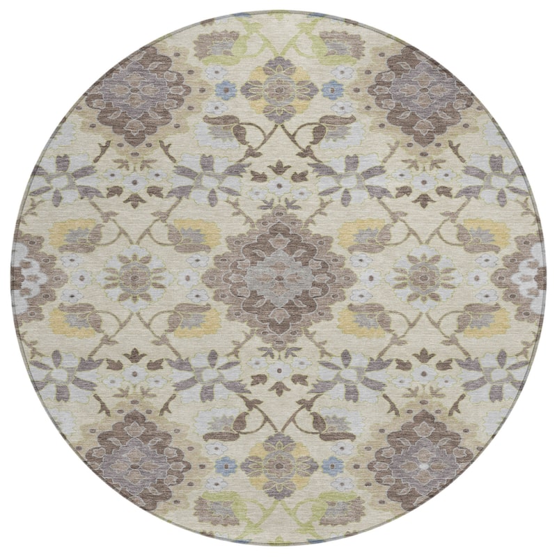 HomeRoots Oriental Traditional Rectangle Outdoor Rug
