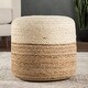 preview thumbnail 1 of 8, Oliana Cylinder Pouf