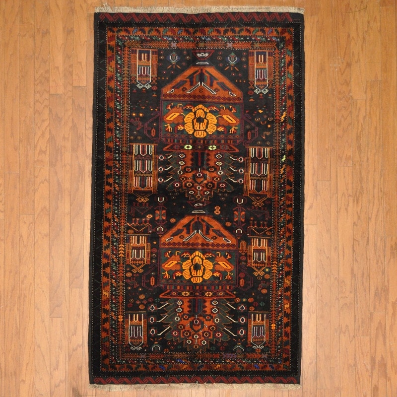 Persian Hand-knotted Tribal Hamadan Wool Rug (4'4 x 6'3) - Herat Oriental  Rugs