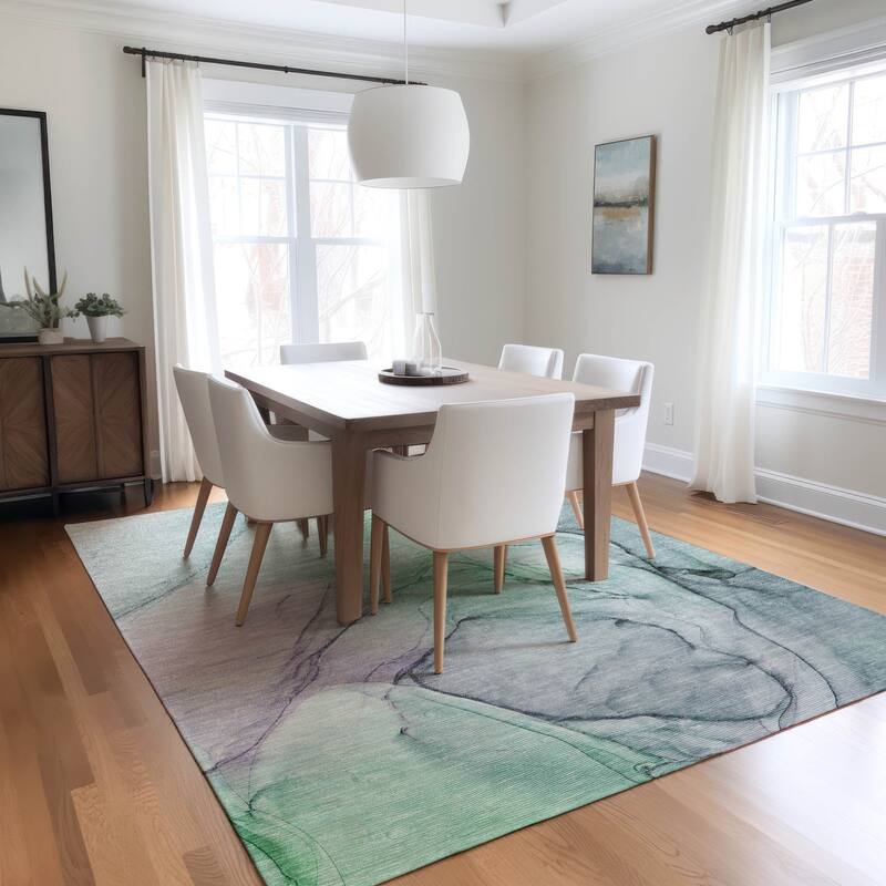 Alto Unique Abstract Weather Resistant Classic Meets Modern Outdoor Rug