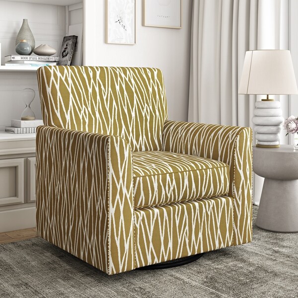 Copper Grove Ensi Modern Half Round Arm Swivel Club Chair. Opens flyout.