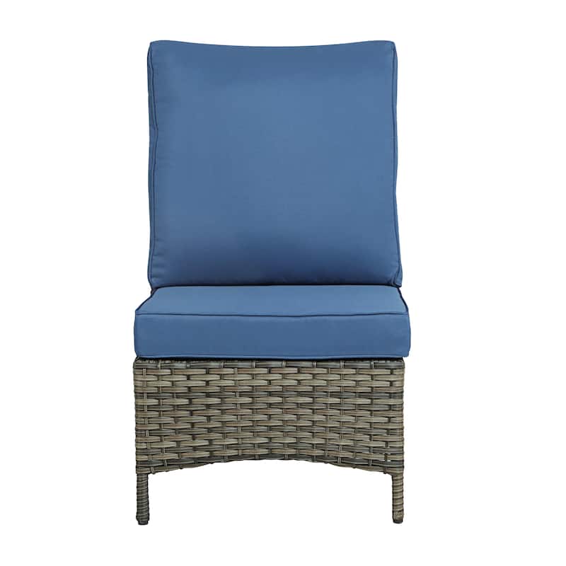Outdoor 6 Pieces Rattan Patio Furniture Set