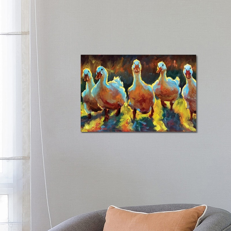 iCanvas "Duck Gangs" by Cheri Christensen Canvas Print - 18x26x1.5