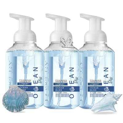 Lovery Foaming Hand Soap - Pack of 3 - Ocean Bliss Fragrance - 3 pc