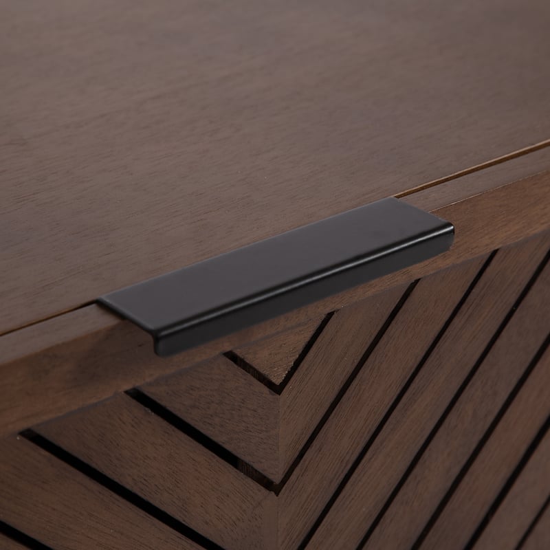 Kate and Laurel Mezzeta Wood Side Table