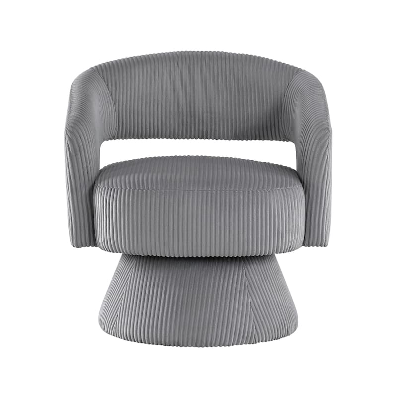 Parris Corduroy Swivel Chair