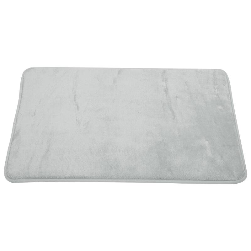 Solid Color Pattern Bathroom Rugs, Polyester Bath Mat, Machine Washable 80x50cm